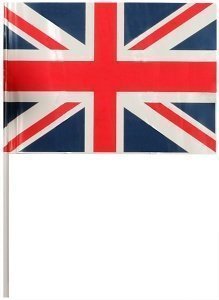 Handflaggen "Union Jack", 5er-Set