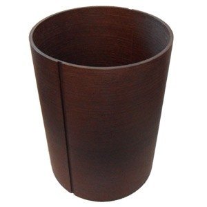Handgefertigter Papierkorb aus Wenge-Hol