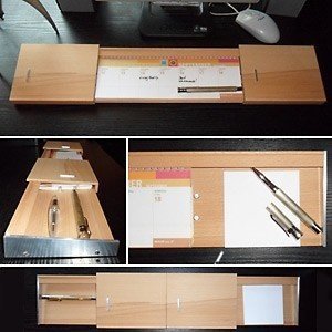 Handgefertigter Schreibtisch Organizer /