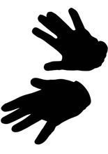 Handschuhe kurz schwarz