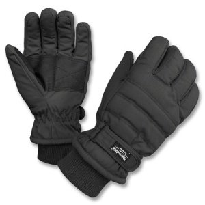 Handschuhe mit Thinsulate Futter schwarz