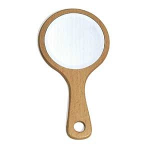 Handspiegel aus Buchen-Holz