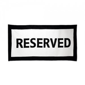 Handtuch "Reserved"