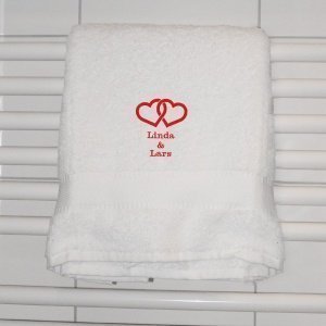 Handtuch mit Bestickung