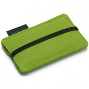 Handy-Etui aus Filz maigrün von Hey Sign