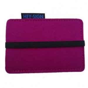 Handy-Etui aus Filz pink von Hey Sign