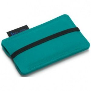 Handy-Etui aus Filz türkis von Hey Sign