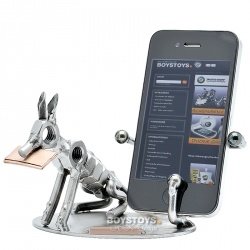 Handyhalter "Aufmerksamer Hund"