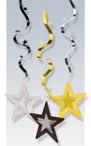 Hanging Swirl Decoration *Sterne-Hollywo