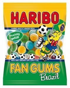 Haribo Fan Gums Brazil , 10er Pack