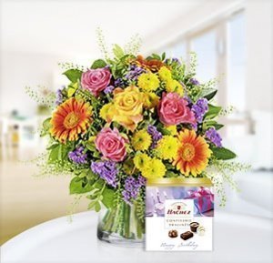 Harmonie mit Geburtstagspralinen