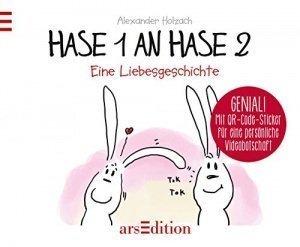 Hase 1 an Hase 2 mit Sticker