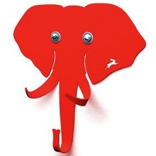 Haseform - Tiergarderobe Elefant, rot