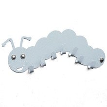 Haseform - Tiergarderobe Raupe, weiß