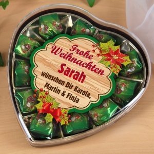 Haselnusscreme-Pralinen zu Weihnachten m