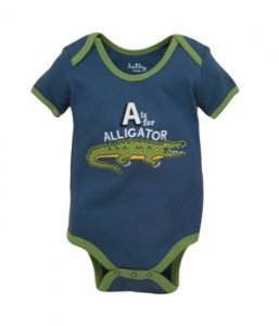 Hatley Body Kurzarm -A is for Alligator-