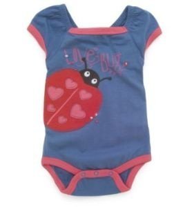 Hatley Body Kurzarm Marienkäfer