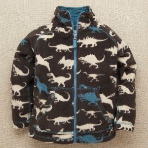 Hatley Jungen Fleece Jacke Dinosaurier