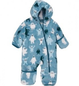 Hatley Jungen Fleeceanzug Ice Monster