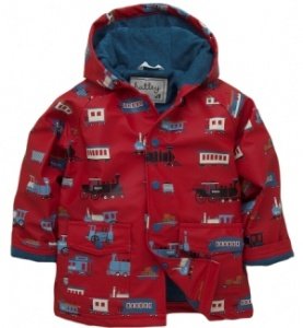 Hatley Jungen Regenmantel Züge