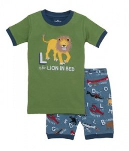 Hatley Jungs Schlafanzug kurz Alphabet
