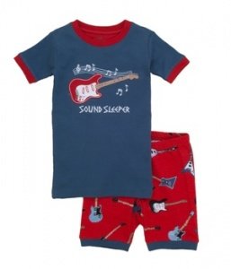 Hatley Jungs Schlafanzug kurz Gitarre