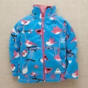 Hatley Mädchen Fleece Jacke Winterbirds