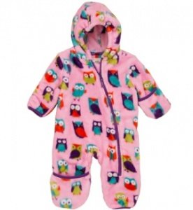 Hatley Mädchen Fleeceanzug Eulen
