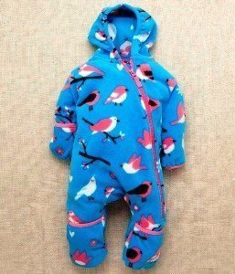 Hatley Mädchen Fleeceanzug Winter Birds