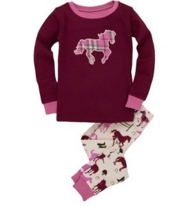 Hatley Mädchen Schlafanzug Langarm Pferd