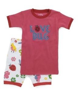 Hatley Mädchen Schlafanzug kurz Love Bug