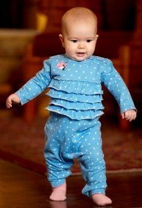 Hatley Mädchen Strampler Winter Birds Rü