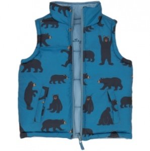 Hatley gesteppte Jungen Wendeweste - Bla