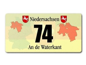 Hausnummer - Bundesland Niedersachsen mi
