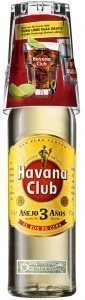 Havana Club 3 yrs. 0,7l mit Cocktailglas
