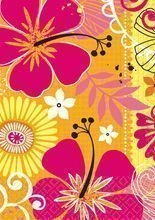 Hawaii Servietten Pink klein 16 St.