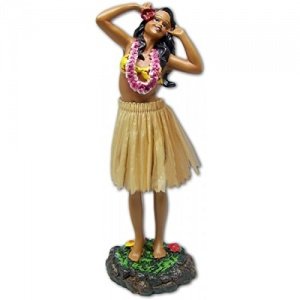 Hawaii Dashboard Hula Doll