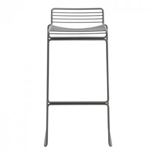 Hay Design Hee Bar Stuhl Grau