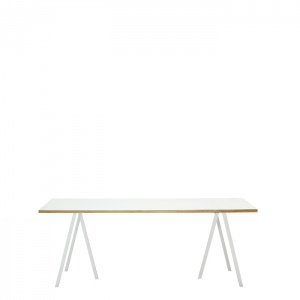 Hay Design Loop Stand Tisch Weiß 180 x 8