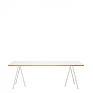 Hay Design Loop Stand Tisch Weiß 200 x 9