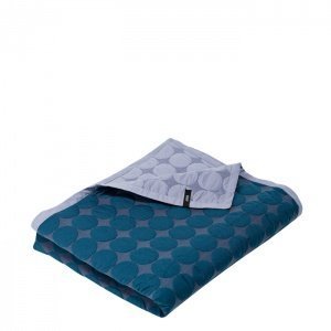 Hay Design Mega Dot Tagesdecke Aqua/Grün