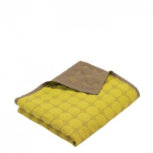 Hay Design Mega Dot Tagesdecke Lemon-Gel