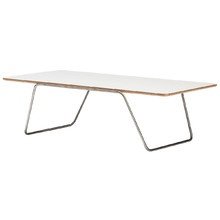 Hay - Ella Sofatisch - Weiß, Edelstahl