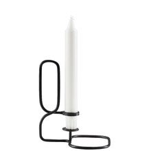 Hay - Lup Kerzenhalter, schwarz, quadrat