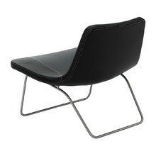 Hay - Ray Lounge Chair - Leder schwarz