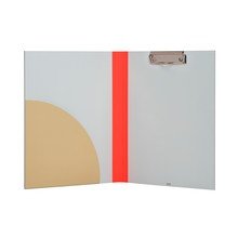 Hay - Spine Clip Board, fluorescent red