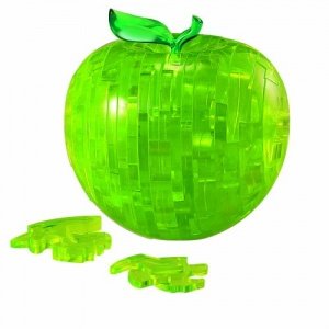 HCM Kinzel 3025 - Crystal Puzzle: Apfel grün