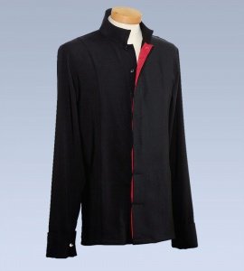 HEMD "JOHN", schwarz, 100% Baumwolle