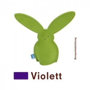 HEY-SIGN Eierwärmer Osterhase Filz Viole