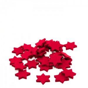 HEY-SIGN Streusterne Filz Rot